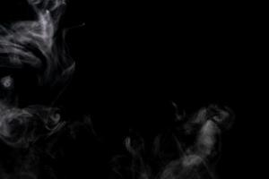 Abstract powder or smoke effect isolated on black background,Out of focus photo