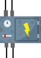 Switchboard. High voltage sensor. vector