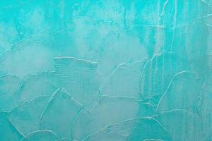 cyan teal wall texture background ,abstract cement surface ,ideas graphic design for web or banner photo