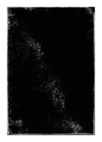 papier plié avec texture grungy sur fond noir. peut être utilisé pour reproduire le look vieilli et usé de votre design créatif. vieux papier pour superposition de texture photo dans un style rétro png