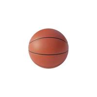 Basketball isolated on white background. 3d render photo