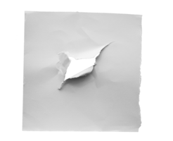collection of torn paper with the curled ripped sides. a round black hole of torn on the white paper. realistic torn paper with the ripped edges for copy space and text. png