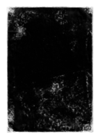 papier plié avec texture grungy sur fond noir. peut être utilisé pour reproduire le look vieilli et usé de votre design créatif. vieux papier pour superposition de texture photo dans un style rétro png