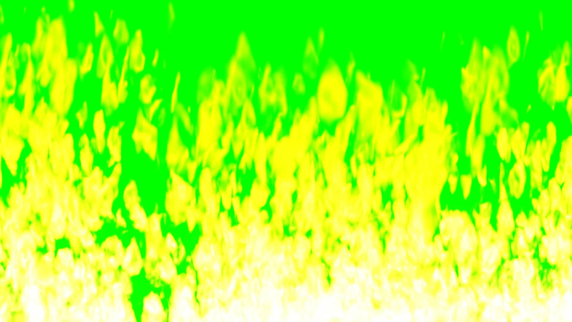 Fire green screen can be used for your video background full HD