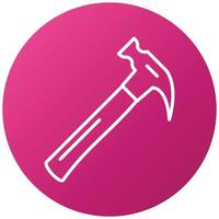 Hammer Icon Style vector