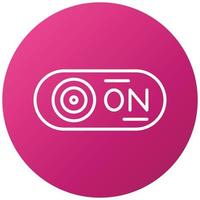 On Off Switch Icon Style vector