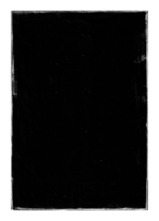 papier plié avec texture grungy sur fond noir. peut être utilisé pour reproduire le look vieilli et usé de votre design créatif. vieux papier pour superposition de texture photo dans un style rétro png