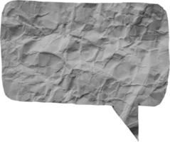 texture di carta bianca stropicciata per il testo a bolle png