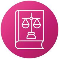 Law Book Icon Style vector