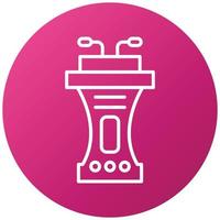 Lectern Icon Style vector