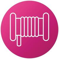 Cable Roll Icon Style vector