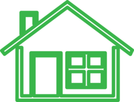 conception de signe simple icône maison png