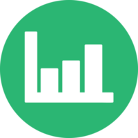 Graph chart icon sign symbol design png