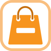 Shopping bag icon Sale package sign design png