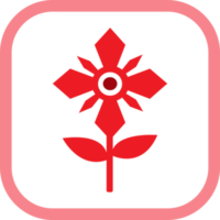 fleur icône flore signe symbole conception png