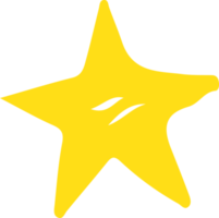 Hand Drawn Star icon sign symbol design png