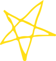 handgezeichnetes Sternsymbol Zeichen Symboldesign png