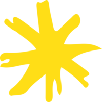 diseño de símbolo de signo de icono de estrella dibujado a mano png