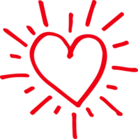 Hand Drawn Heart icon sign symbol design png