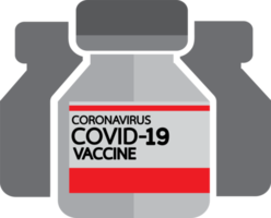 diseño de icono de vacuna coronavirus covid-19 png