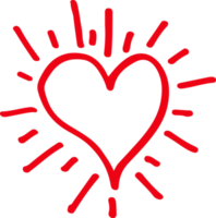 Hand Drawn Heart icon sign symbol design png