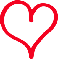 Hand Drawn Heart icon sign symbol design png