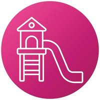 Spiral Slide Icon Style vector