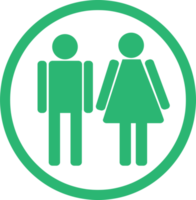 Restroom Symbol Male and Female  Icon png