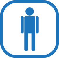 Restroom Symbol Male and Female  Icon png