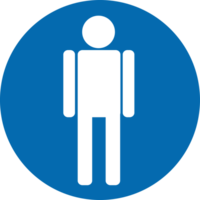 Restroom Symbol Male and Female  Icon png