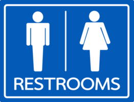 Toilettensymbol männliche und weibliche Ikone png