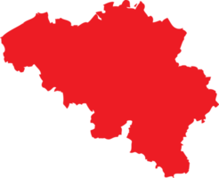 Belgien karta tecken symbol design png