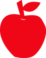 conception de signe de fruit icône pomme png