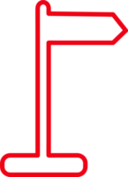 panneau en bois directionnel icône conception de signe png