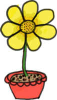 Draw Flower icon sign design png