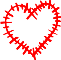 hand zeichnen herz symbol liebe zeichen design png