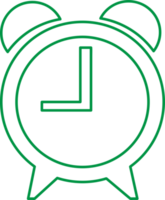 diseño de signo de icono de reloj de tiempo png