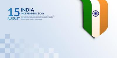 fondo del día de la independencia de india con espacio de copia para presentación y diseño de banner vector
