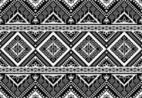 patrón geométrico étnico sin costuras. diseño tradicional nativo para fondo, alfombra, papel tapiz, ropa, envoltura, batic, tela, ilustración vectorial.estilo de bordado. vector