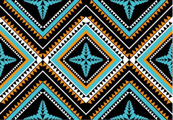 Aztec ethnic seamless pattern. Geometric native traditional. Design for background,carpet,wallpaper,clothing,wrapping,batic,fabric,vector illustraion.embroidery style.