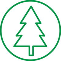 Weihnachtsbaum-Symbol-Zeichen-Design png