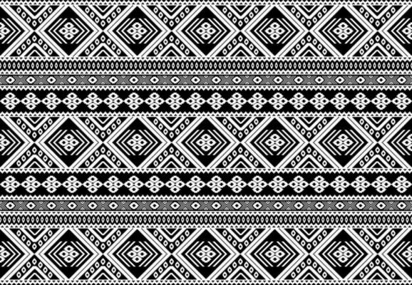 Aztec ethnic seamless pattern. Geometric ikat native traditional. Design for background,carpet,wallpaper,clothing,wrapping,batic,fabric,vector illustraion.embroidery style.