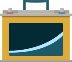 ilustração de design de clipart de bateria de carro png