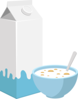 Bowl of cereal clipart design illustration png