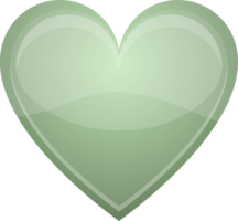 Shiny heart clipart design illustration