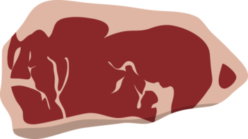 illustration de conception de clipart de viande fraîche png