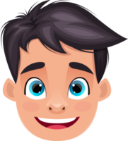 Little kid face expression clipart design illustration png