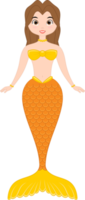 Mermaid clipart design illustration png