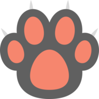 Cat paw clipart design illustration png