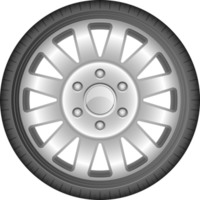 illustrazione di progettazione di clipart di pneumatici per auto